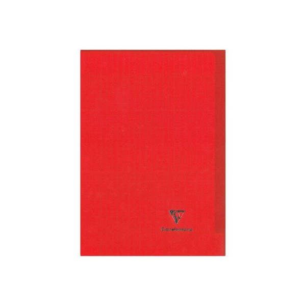 Clairefontaine Koverbook - Cahier polypro 17 x 22 cm - 96 pages - grands carreaux (Seyes) - rouge