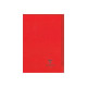 Clairefontaine Koverbook - Cahier polypro 17 x 22 cm - 96 pages - grands carreaux (Seyes) - rouge